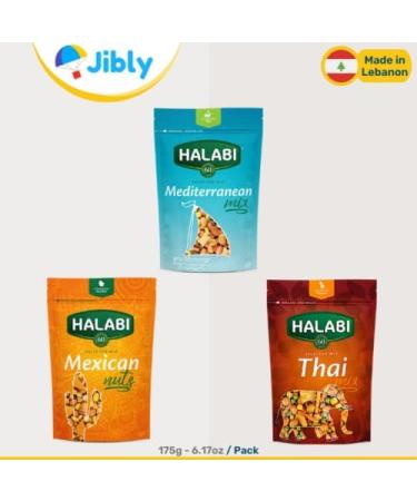 Lebanese Al Halabi Selected Mixed Nuts Tasty Snacks 175g Packs Wholesale Deals (Mexican 6 Packs) Mixed Nuts Nuts 1.05 kg (Pack of 1) - Buy Online on GoSupps.com