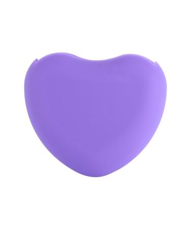 7 Colors Makeup Brush Cleaner Mat - Silicone Heart Glove Scrubber for Easy Cleaning | Purple Makeup Brush Cleaning Pad - Buy Online on GoSupps.com