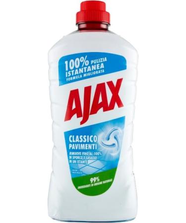 3 x Ajax Detersivo Pavimenti Classic Floor Cleaner Hygiene and Freshness 950 ml + Italian Gourmet Polpa 400 g - Buy Online on GoSupps.com