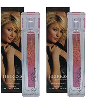 Paris Hilton Heiress for Women - 3.4 Ounce EDP Spray (Packaging May Vary) (Pack of 2) Paris Hilton Heiress by Paris Hilton for Women 3.4 Fl Oz (Pack of 2)