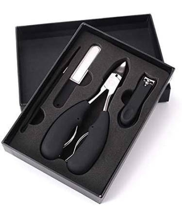 Brensty Professional Stainless Steel Toenail and Fingernail Clippers Set for Thick Nails Toenail Clippers - Buy Online on GoSupps.com