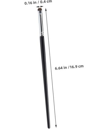 NOLITOY 4pcs Wooden Handle Black Eyeliner Brush Small Eyeliner Brush Eyeliner Makeup Brush - Buy Online on GoSupps.com