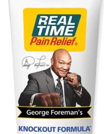 Real Time Pain Relief George Foreman's Knockout Formula 4oz Tube - Pack of 1 - Buy Online on GoSupps.com