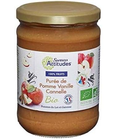 Saveurs Attitudes - Apple Puree Vanilla Cinnamon 560G - Unit - Buy Online on GoSupps.com