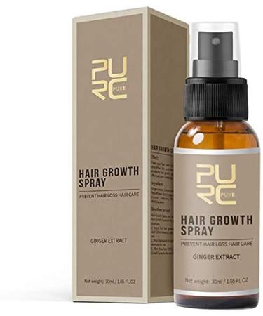 PURC Anti Hair Loss Hair Growth Spray Essence 20ml Beard Grow Stimulator Natural Accelerate Hair Growth Oil Facial Hair Grower