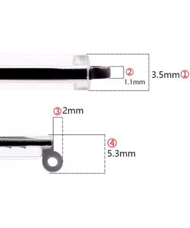 Vekker Glasses Hinge Replacement - Goggle Repair Set 1 Pair Transparent Yellow | Metal-Plastic Spare Parts for Glasses - Buy Online on GoSupps.com