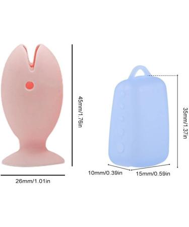 MANYUN Travel Toothbrush Covers - 5 Pcs Portable Toothbrush Holder for Clean & Hygienic Home Travel Use - Buy Online on GoSupps.com
