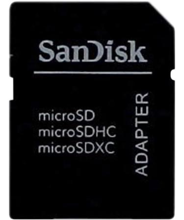 SanDisk MicroSD to SD Card Adapter - Black - Buy Online on GoSupps.com
