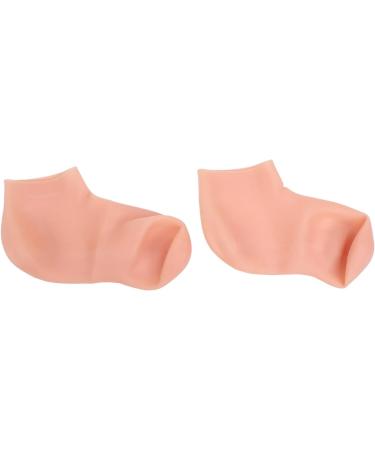 Gel Socks Comfortable Elastic SPA Foot Care Gel Socks for Cracked Feet for The Salon (XL) - Buy Online on GoSupps.com