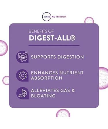 MRM Digest-All Vegetarian Capsules | 100% Plant-Based Digestive Support - Buy Online on GoSupps.com
