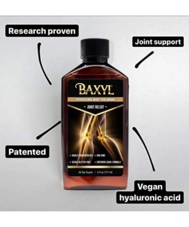 Baxyl Liquid Hyaluronic Acid Supplement - Natural Citric Acid & Potassium Sorbate Syrup for Healthy Cartilage & Bone Formation - 3 Bottles (6 Fl Oz Each) - Buy Online on GoSupps.com