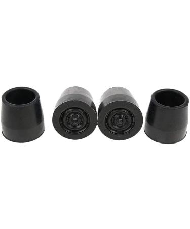 4Pcs Anti-Slip Walking Stick Ferrules Cane Crutch Rubber Pad Heavy Duty End Bottoms Protector for Disabled Elder Present Black A - Buy Online on GoSupps.com