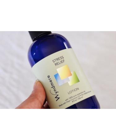 Wyndmere Stress Relief Lotion - All Natural Moisturizing Face & Body Lotion with Pure Essential Oils - 8oz - Buy Online on GoSupps.com