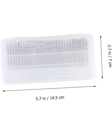 minkissy Diamond Tipped Drill Bits 1 Box Nail Cylinder Head Grinding Head Polisher Manicure Tools Diamond Drill Bit Manicure Head Alloy Glitch To Rotate - Buy Online on GoSupps.com