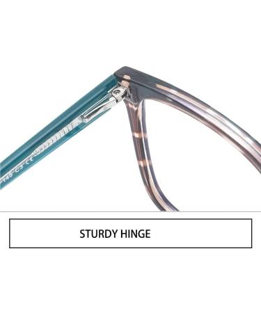 PARWANA Oversized Computer Readers | Clear Vision Retro Eyewear | Blue Light Blocking Reading Glasses +0.00 C2 - Shop Internationally - Buy Online on GoSupps.com