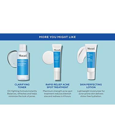 Murad Acne Control Clarifying Cleanser Salicylic Acid & Green Tea Formula for Acne Deep Pore Cleansing Oil Control & Breakout Prevention for Clear Balanced Healthy-Looking Skin 2 Fl Oz (Pack of 1) - Buy Online on GoSupps.com