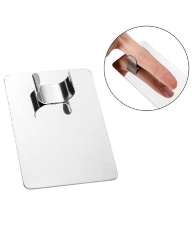 Fomiyes Metal Nail Art Pallets - Mixing Bowls with Finger Ring for Home Makeup & Nail Polish Mixing - Buy Online on GoSupps.com