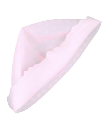 Housoutil Silicone Highlighter Cap Salon Silicone Cap Crochet Hook for Hair Highlight Cap for Hair Highlight Hair Cap Salon Hair Highlight Hat Salon Hair Cap Dye Translucent Pink Silica Gel