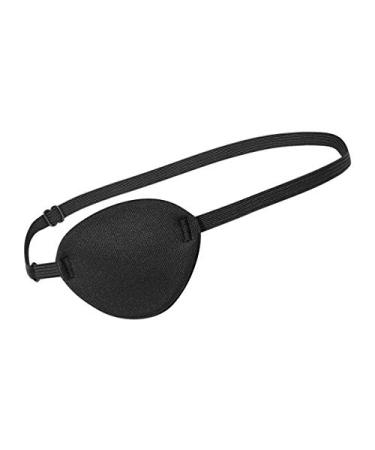 COHEALI Glasses Eye Patch- Adjustable Pirate Style Eye Cover Lazy Eye Amblyopia Strabismus After Surgery Treating Eye Full Shade Eye Patch (Black) Kids Silk Eye Mask Silk Eye Mask Silk Eye Mask