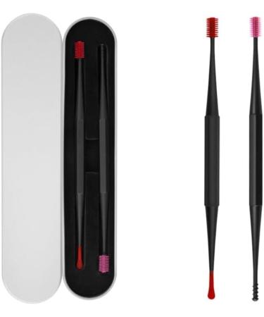 Dual-Head Ear Wax Removal Tool Set with Storage Box - Portable & Reusable Ear Cleaner Kit - Buy Online on GoSupps.com