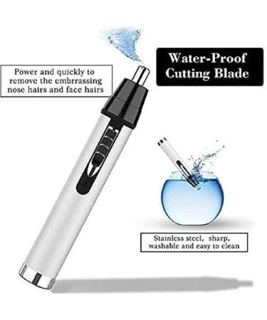 Nose and Ear Hair Trimmer - 4 in 1 Professional Painless Remover for Men & Women | Waterproof Stainless Steel | Mute Motor & Cleaning Brush - Buy Online on GoSupps.com