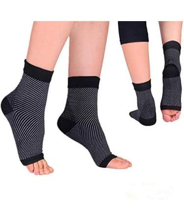 Cudon Compression Socks & Ankle Bandage | Pain Relief for Plantar Fasciitis & Ankle Pain | 2 Pair - Premium Quality for Men & Women - Buy Online on GoSupps.com