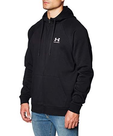 Under Armour Men's UA Rival Fleece Full-Zip Hoodie Medium Black