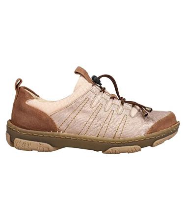 Tony Lama Womens Armida Lace Up Sneakers Shoes Casual - Beige,Brown 8.5 Beige,brown