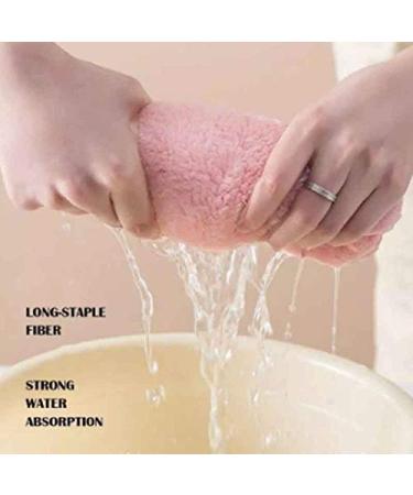 Microfiber Dry Hair Cap - Super Absorbent Quick-Dry Towel Hat for Women - Blue Bathroom Accessory - Buy Online on GoSupps.com