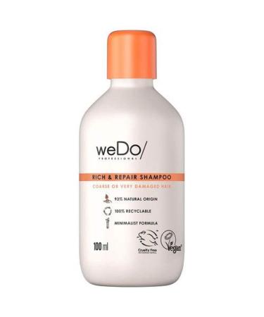WeDo/Professional Rich & Repair Anti-Breakage Shampoo for Strong, Unruly or Very Damaged Hair, 100 ml