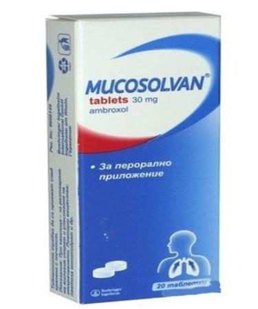 Boehringer I Mucosolvan Productive Cough 20 Tablets - Convenient Cough Relief For People On The Go