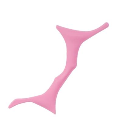 Abaodam brow guide template brow makeup supplies eyebrow shaping stencil Makeup Tools USB 17.3x5.9cm Pink