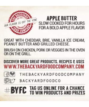Backyard Food Co. Apple Butter - 8.5 oz Jar - Buy Online on GoSupps.com