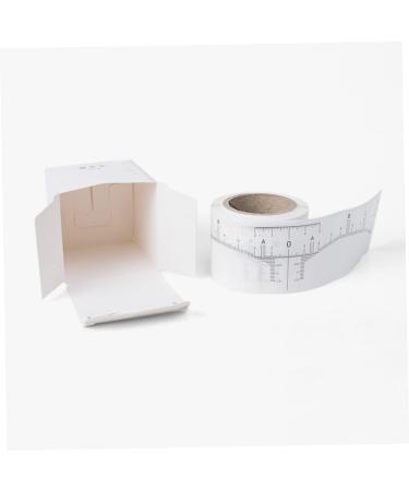 DOITOOL 1 roll Scale Measurer Auxiliary of Disposable Woman White Ruler Cosmetics Measuring Measure - Buy Online on GoSupps.com