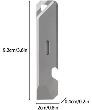 Shop Titanium EDC Pry Bar with Bottle Opener - Perfect Outdoor Camping Tool | Fast International Shipping - Buy Online on GoSupps.com