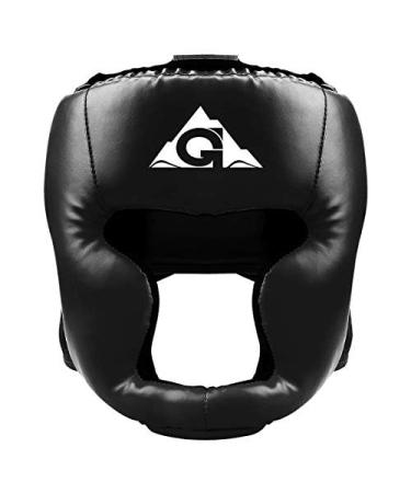 Box head cover for children and adults PU leather MMA helmet for traning kickboxing MMA Muay Thai sparring martial arts karate taekwondo S black - Buy Online on GoSupps.com