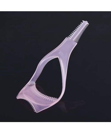 4Pcs Blue Eyelash Card Set - 3 in 1 Reusable Mascara Guard & Eyelash Brush Curler - Durable Makeup Tools for Women - Buy Online on GoSupps.com