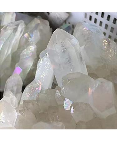 Natural raw Rock Stone Quartz Aura White Crystal Cluster for Home Decoration 250-320g 1pc - Buy Online on GoSupps.com