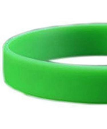 Shop Citywalk Fashion Green Silicone Rubber Band Elastic Bracelet Bangle - International Shipping Available - Buy Online on GoSupps.com