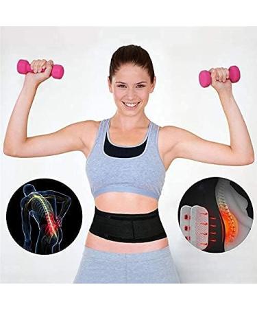 Delesy's Adjustable Waist Posture Correction Belt - Tourmaline Self-Heating Magnetic Field Therapy for Back Support & Lumbar Massage | SVART S - Buy Online on GoSupps.com