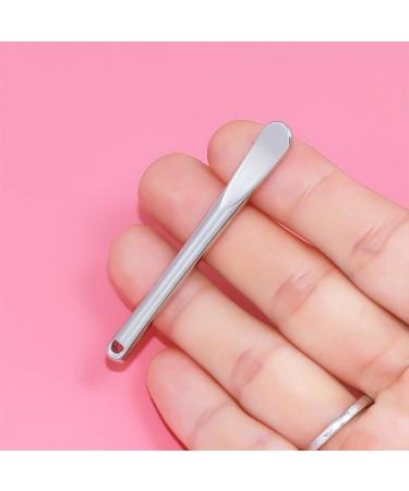 Premium Metal Cream Spoon & Mini Eye Massage Pencil - Golden Dosing Spoon for Eye Cream & Essence - Buy Online on GoSupps.com