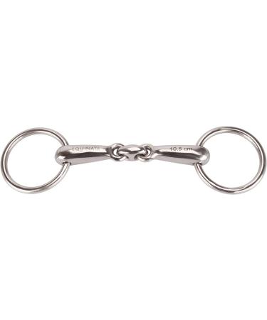 Equinate Pony Water Bridle - Stainless Steel 16mm Double Broken - Anatomical Mouth with Gentle Action - Laser-Engraved Size 11.5cm - Buy Online on GoSupps.com