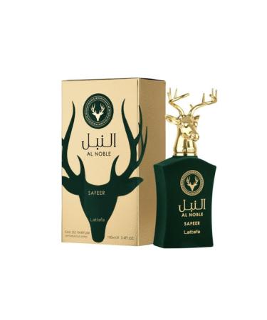 Al Noble Safeer Intense (Eau De Parfum) Parfum For Men and Women - Artemisia Bergamot Herbal Notes Green Notes and Spicy Notes - 3.4 Oz Black-2