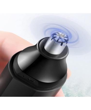 Buy Electric Nose Hair Trimmer - Dual-Edge Waterproof Ear & Nose Hair Remover for Men & Women | Travel-Friendly Facial Hair Grooming - Buy Online on GoSupps.com