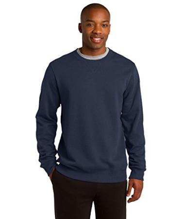 SPORT-TEK Men's Crewneck Sweatshirt X-Large True Navy