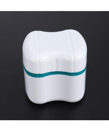 Faruta Prosthesis Suitcase for Dentures - Durable Plastic Bath Box with Sieve & Basket Holder - Travel & Cleaning Storage Container (2-Piece Set in Green & Blue) - Buy Online on GoSupps.com