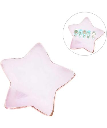 Lurrose Nail Art Painting Palette - Agate Makeup & Eyelash Extension Dish - Color Toning Resin Board & Star Palette Stand for Professional Artists - Buy Online on GoSupps.com