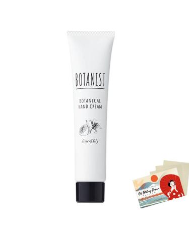 Buy Botanist Botanical Hand Cream Lime & Lily 30g & Blotting Paper Set - Nourishing Skincare for All Skin Types - Fast International Shipping - Buy Online on GoSupps.com