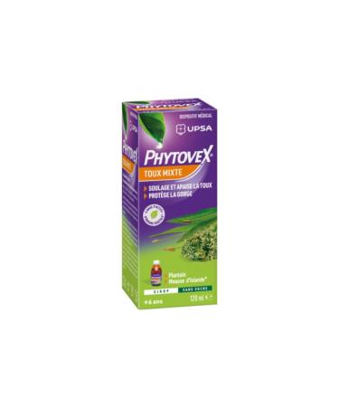 PHYTOVEX sirop toux mixte sans sucre 120ml