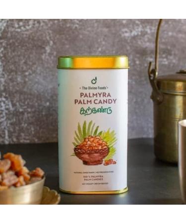The Divine Foods | Palm Candy | Natural Sweetener Sugar Alternative | Unrefined | Candy for Coffee Tea & Recipes | Vegan | Natural | Non - GMO | Panakarkandu (250 gm) - Buy Online on GoSupps.com